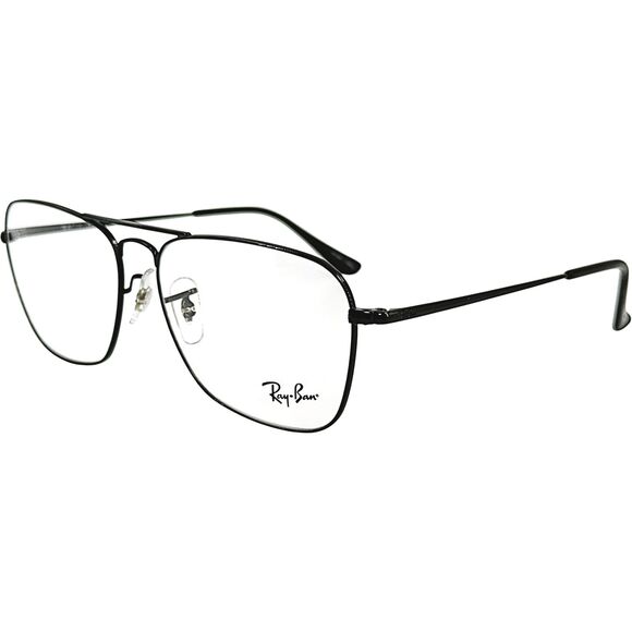 Ray Ban RB6536 Unisex Metal Eyeglass Frame 2509 Black 58-15 - Picture 1 of 5